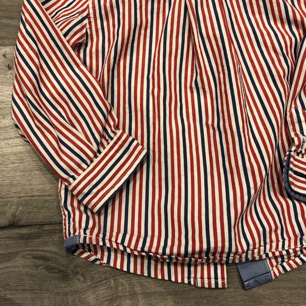JACADI Paris long sleeve button down shirt Size 2 - Picture 7 of 9
